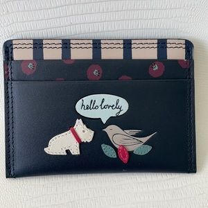 RADLEY LONDON HELLO LOVELY CARD HOLDER DARK BLUE.